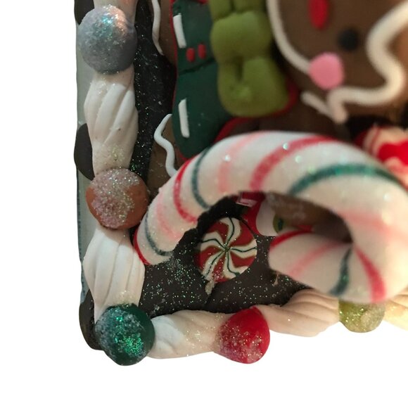 Kurt S. Adler Gingerbread Candy House Light-Up Christmas Decor 13.5" - Picture 5 of 14